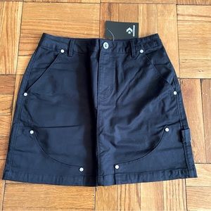NWT Converse Black Cargo Mini Skirt